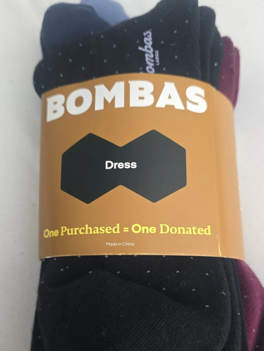 BOMBAS KNEE HIGH 4 PACK DRESS SOCKS- NWT -L